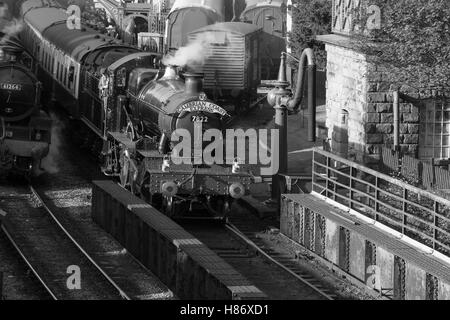 7822 Foxcote Manor sulla North Yorkshire Moors Railway.gallese Gala di vapore Foto Stock