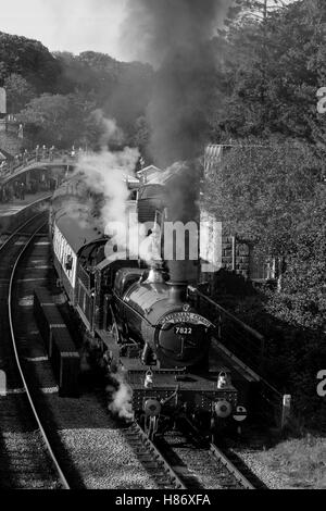 7822 Foxcote Manor sulla North Yorkshire Moors Railway.gallese Gala di vapore Foto Stock