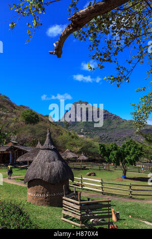 Fattoria degli animali al Casela Natura e Leisure Park, Cascavelle, Mauritius. Foto Stock