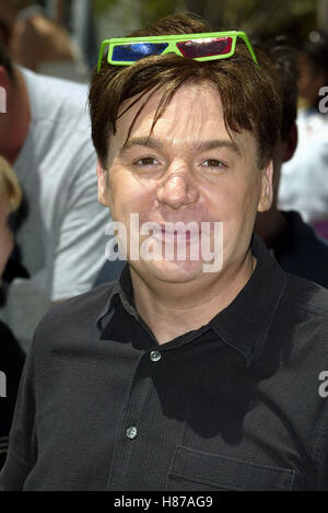 MIKE MYERS Shrek 4-D'attrazione PREMIERE gli Universal Studios di Los Angeles USA 10 Maggio 2003 Foto Stock