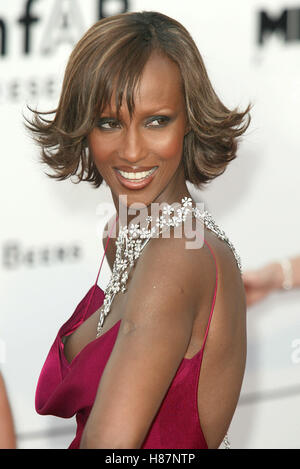 IMAN CANNES FILM FESTIVAL CANNES Francia 22 Maggio 2003 Foto Stock