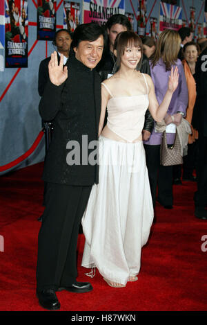 JACKIE CHAN & FANN WONG SHANGHAI KNIGHTS FILM PREMIER EL CAPITAN THEATRE HOLLYWOOD USA 03 febbraio 2003 Foto Stock