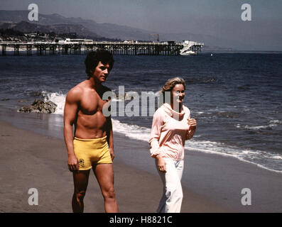 Der Mann aus Atlantis, (l'uomo da ATLANTIS) TV-Serie USA 1977, Lee H. Katzin, PATRICK DUFFY + BELINDA J. MONTGOMERY, Stichwort: Strand Foto Stock