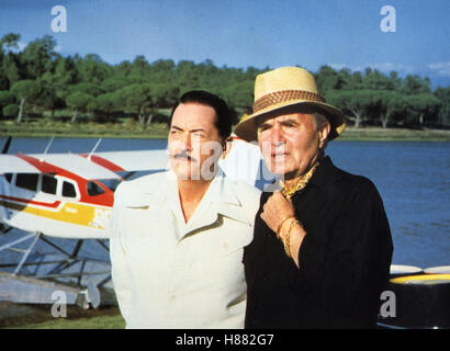 Ragazzi provenienti da Brasile, (I RAGAZZI DAL BRASILE) USA 1978, Regie: Franklin J. Schaffner, Gregory Peck, James Mason, Stichwort: Wasserflugzeug, Bart, Hut Foto Stock