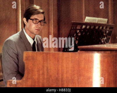 Rückkehr zur Geliebten (RETOUR A LA BIEN-AIMEE) F 1979, Regie: Jean-Francois Adam, Jacques Dutronc, Stichwort: Klavier, Brille Foto Stock