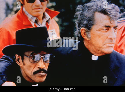 Auf dem autostrada ist die Hölle los, (il CANNONBALL RUN) USA 1980, Regie: Hal Needham, Sammy Davis Jr., Dean Martin, Stichwort: Rifugio, Bart, Brille Foto Stock