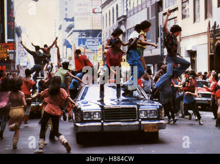 Fama - Der Weg zum ruhm, (FAME) USA 1980, Regie: Alan Parker, Stichwort: Straße, New York, Hippie, Tanzen, Auto Foto Stock