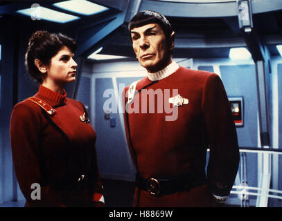 Star Trek II - Der Zorn des Khan, (STAR TREK II - L'ira di Khan) USA 1982, Regie: Nicholas Meyer, Kirstie Alley, Leonard Nimoy, Stichwort: Spock, Vulkanier, Enterprise Foto Stock