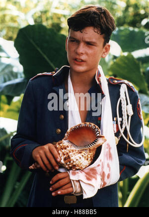 Herr der Fliegen, (il signore delle mosche) USA 1988, Regie: Harry Hook, PAOLO BALTHAZAR GETTY, Stichwort: Junge, uniforme, Verletzung, Armschlinge, Schnecke, Muschel Foto Stock