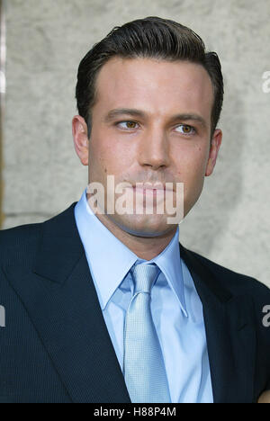 BEN AFFLECK GIGLI PREMIERE DEL FILM WESTWOOD LOS ANGELES STATI UNITI D'AMERICA 27 Luglio 2003 Foto Stock