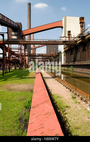 Zollverein cokeria, Essen, la zona della Ruhr, Renania settentrionale-Vestfalia Foto Stock