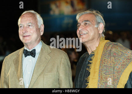 JAMES IVORY & Ismail Merchant LE divorzio premiere del film 60ESIMO FESTIVAL DEL CINEMA DI VENEZIA Italia 31 Agosto 2003 Foto Stock