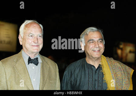 JAMES IVORY & Ismail Merchant LE divorzio premiere del film 60ESIMO FESTIVAL DEL CINEMA DI VENEZIA Italia 31 Agosto 2003 Foto Stock