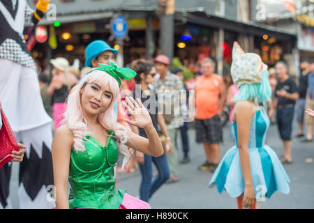 Sfilata in Pattaya, Thailandia Foto Stock