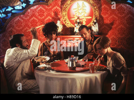 König der Fischer, (l'FISHER KING), USA 1991, Regie: Terry Gilliam, Robin Williams, Mercedes Ruehl, Jeff Bridges, Amanda Plummer, Stichwort: Essen, Nudeln, Chinesisch, Chinarestaurant, Stäbchen Foto Stock