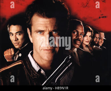 Arma letale 4 - Zwei Profis räumen auf, (Arma letale 4) USA 1998, Regie: Richard Donner, JET LI, Mel Gibson, Danny Glover, Rene Russo, Chris Rock, Joe Pesci Foto Stock