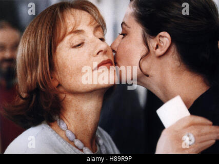 Süßes dono, (MERCI pour le Chocolat) F 2000, Regie: Claude Chabrol, ISABELLE HUPPERT, ANNA MOUGLALIS, Stichwort: Kuß Foto Stock