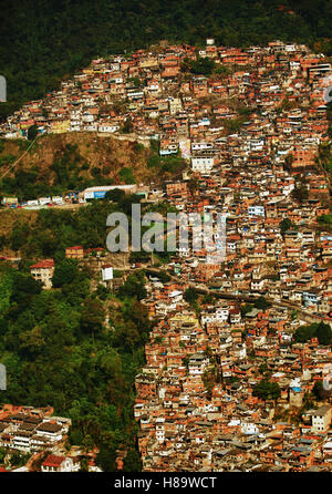 Mineira baraccopoli di Rio de Janeiro Foto Stock