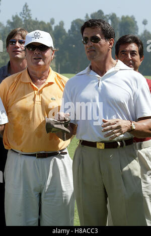JACK NICHOLSON & Sylvester Stallone 6TH American Film Institute GOLF RIVIERA CLASSIC COUNTRY CLUB Pacific Palisades CA USA 2 Foto Stock