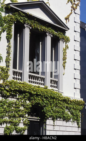 Facciata di una casa patrizia, Palmaille, Altona, Amburgo Foto Stock