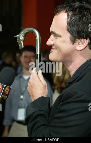 QUENTIN TARANTINO KILL BILL VOL. 1 LA PELLICOLA CINESE PREM THEATRE HOLLYWOOD LA USA 29 Settembre 2003 Foto Stock