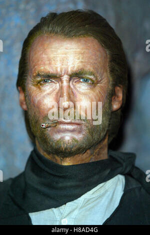 CLINT EASTWOOD MUSEO DELLE CERE DI HOLLYWOOD HOLLYWOOD LOS ANGELES STATI UNITI D'AMERICA 07 Ottobre 2003 Foto Stock