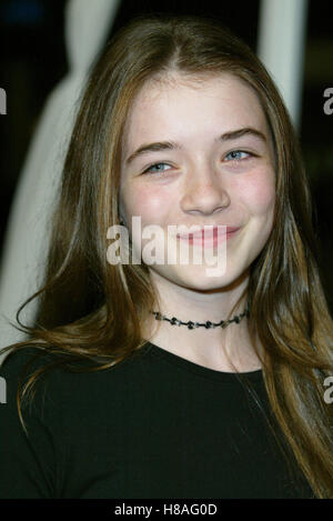 SARAH BOLGER IN AMERICA LA PREMIERE BEVERLY HILLS LOS ANGELES STATI UNITI D'AMERICA 20 Novembre 2003 Foto Stock