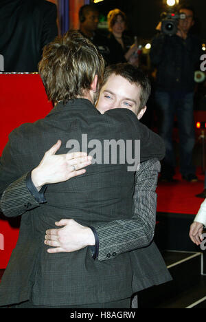DOMINIC MONAGHAN & ELIA WOOD IL SIGNORE DEGLI ANELLI - IL RITORNO DI WESTWOOD LOS ANGELES STATI UNITI D'AMERICA 03 Dicembre 2003 Foto Stock