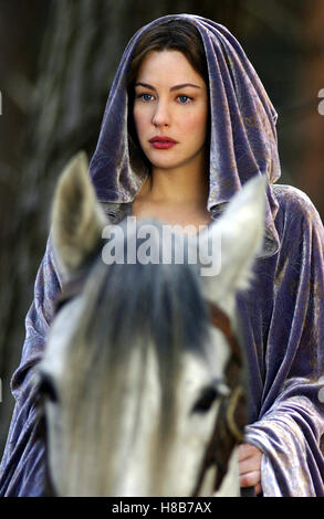 Der Herr der Ringe: Die Rückkehr des Königs, (il Signore degli Anelli - Il Ritorno del Re) USA-NZ 2003, Regie: Peter Jackson, Liv Tyler, Chiave: Pferd, Reiter Foto Stock