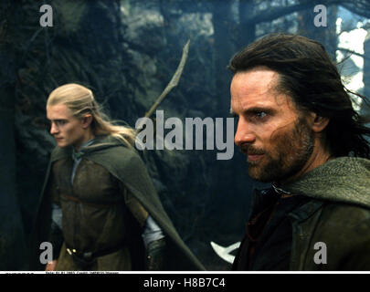 Der Herr der Ringe: Die Rückkehr des Königs, (il Signore degli Anelli - Il Ritorno del Re) USA-NZ 2003, Regie: Peter Jackson, Orlando Bloom, Viggo Mortensen Foto Stock