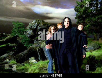 Harry Potter und der Gefangene von Askaban, (Harry Potter e il prigioniero di Azkaban) USA 2004, Regie: Alfonso Cuaron, Emma Watson, Rupert Grint, Alan Rickman, Daniel Radcliffe Foto Stock