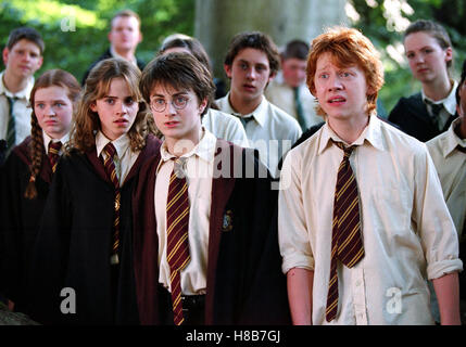 Harry Potter und der Gefangene von Askaban, (Harry Potter e il prigioniero di Azkaban) USA 2004, Regie: Alfonso Cuaron, Emma Watson, Daniel Radcliffe, Rupert Grint Foto Stock