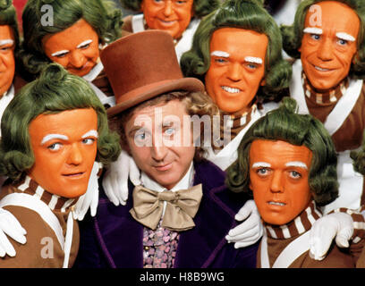 Willy Wonka und die Schokoladenfabrik, (Willy Wonka e la fabbrica di cioccolato) USA 1971, Regie: Mel Stuart, GENE WILDER, Chiave: Zylinder Foto Stock