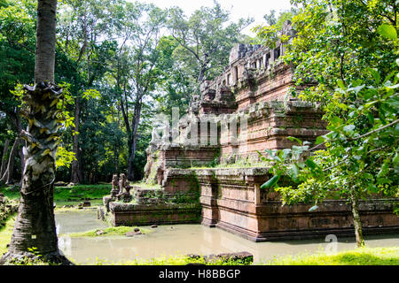 Phimeanakas, Ankor Thom, Angkor, Cambogia Foto Stock