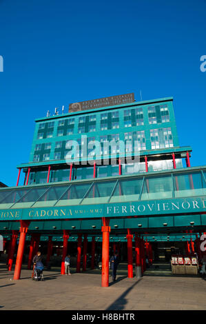 Milano Nord Cadorna, nel nord della stazione ferroviaria, Piazzale Cadorna, Milano, Lombardia, Italia Foto Stock