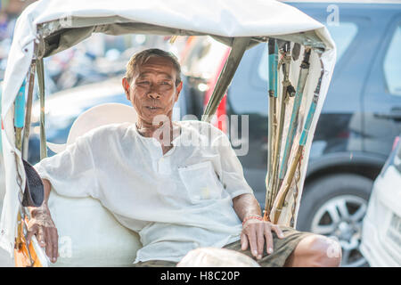 La vita quotidiana del popolo Thai in Hua Hin Tailandia Foto Stock