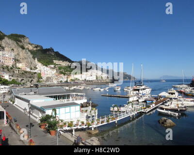 Porto di Amalfi Foto Stock