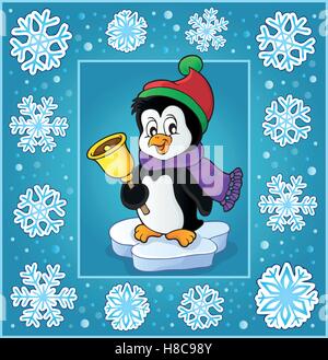 Tema Natale greeting card 6 - eps10 illustrazione vettoriale. Illustrazione Vettoriale