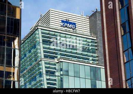 KPMG edificio uno Snowhill, Snow Hill, Birmingham. Foto Stock