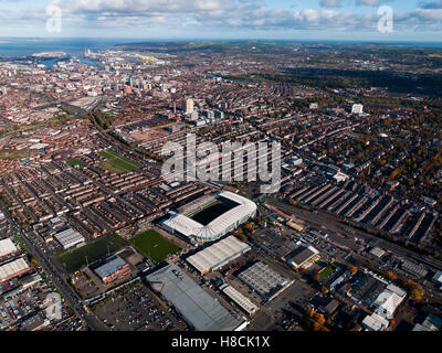 Antenna di Belfast City Centre, Irlanda del Nord Foto Stock
