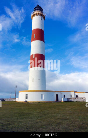 Tarbat Ness faro, Wester Ross Foto Stock