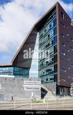 Roland Levinsky edificio dell'Università di Plymouth Facoltà delle Arti progettata da Henning Larsen & Design Edilizia Partnership. Foto Stock