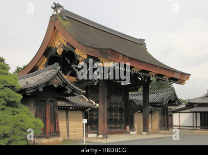 Giappone, Kyoto, Palazzo Imperiale, Gishumon Gate, Foto Stock