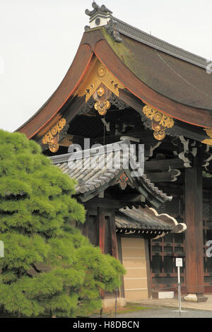 Giappone, Kyoto, Palazzo Imperiale, Gishumon Gate, Foto Stock