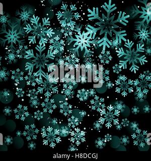 Illustrazione Vettoriale. Abstract Natale sfondo fiocchi di neve. EPS10 Illustrazione Vettoriale