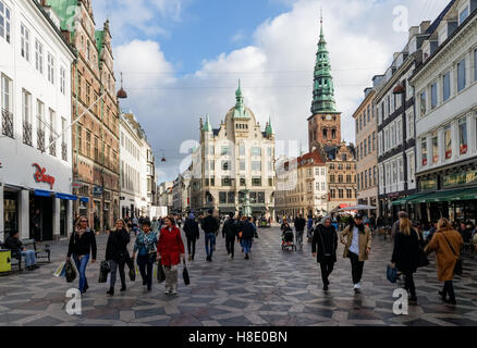 Amagertorv (Amager Square) di Copenhagen, Danimarca Foto Stock