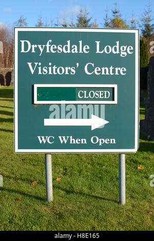 Dryfesdale lodge segno - lockerbie disastro aereo Foto Stock