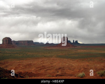 Il Monument Valley visto da Artist Point, Arizona, Stati Uniti d'America Foto Stock