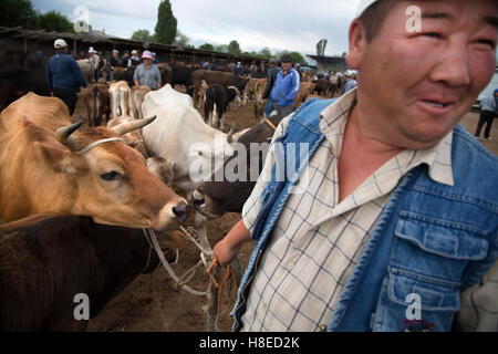 Kyrgyzstan - immagini - Persone di viaggio in Asia centrale Foto Stock