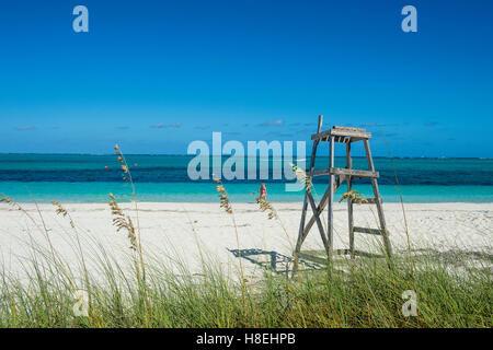 Famosa in tutto il mondo la spiaggia di Grace Bay, Providenciales, Turks e Caicos, dei Caraibi e America centrale Foto Stock